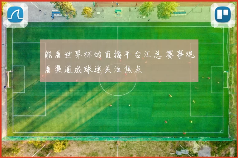 能看世界杯的直播平台汇总 赛事观看渠道成球迷关注焦点